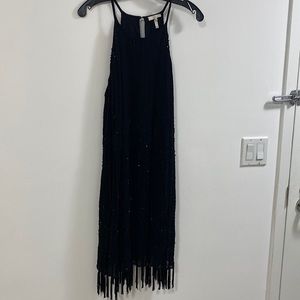 Sanibel Joie Black Mini Embellished Dress